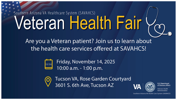 Veteran Health Fair graphic 