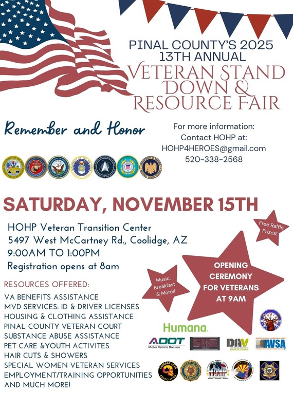 Pinal County Veteran Standdown and Resource 