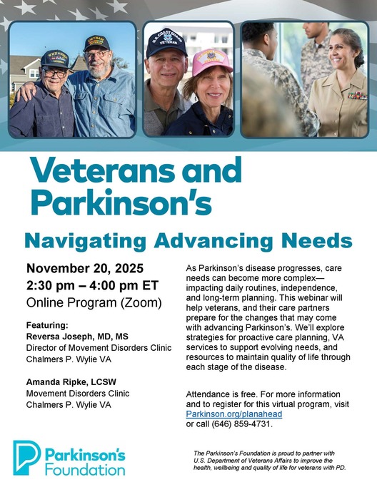 Veterans and Parkinson's 
