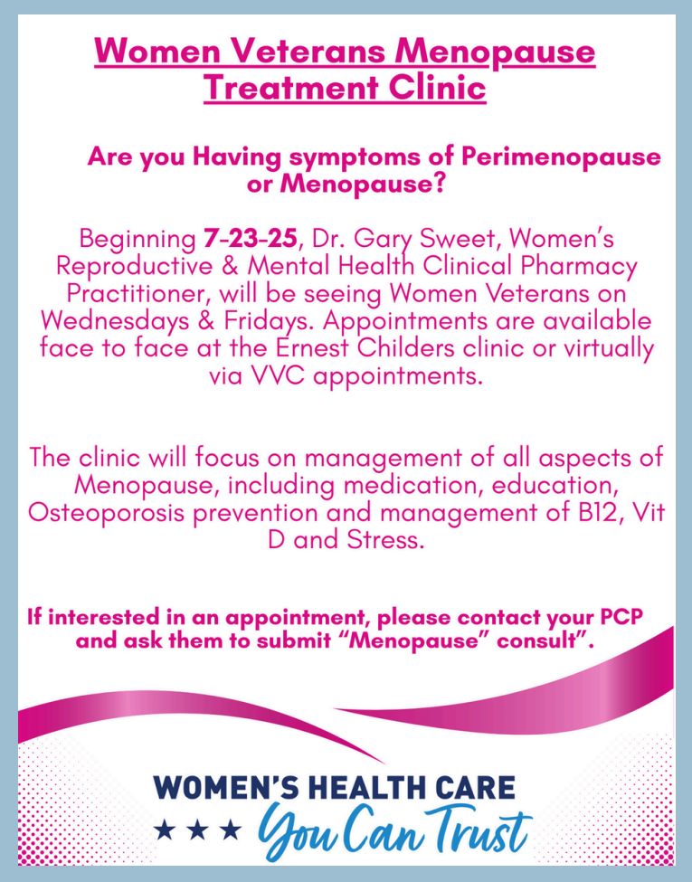 Menopause treatment clinic