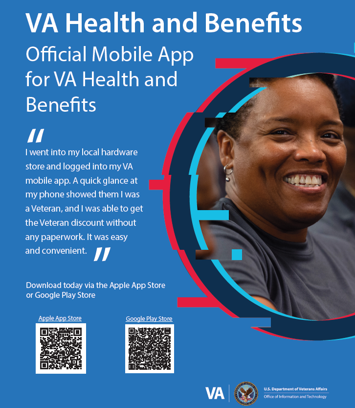 "I... logged into my VA mobile app. A quick glance at my phone showed them I was a Veteran and I was able to get the Veteran discount"