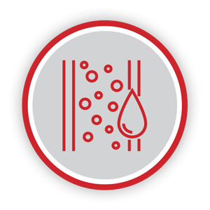 Icon representing cholesterol.