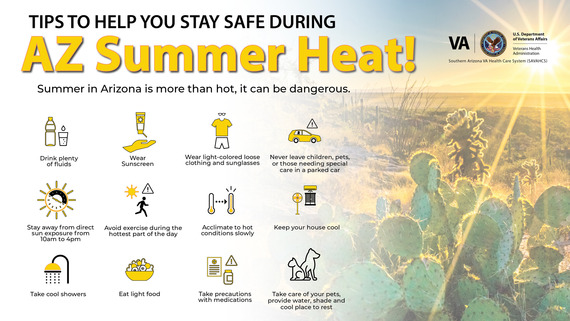 AZ extreme heat graphic