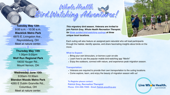 whole health bird watching