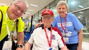 Veteran Bob and wife Shirley posing