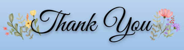 Thank you banner.
