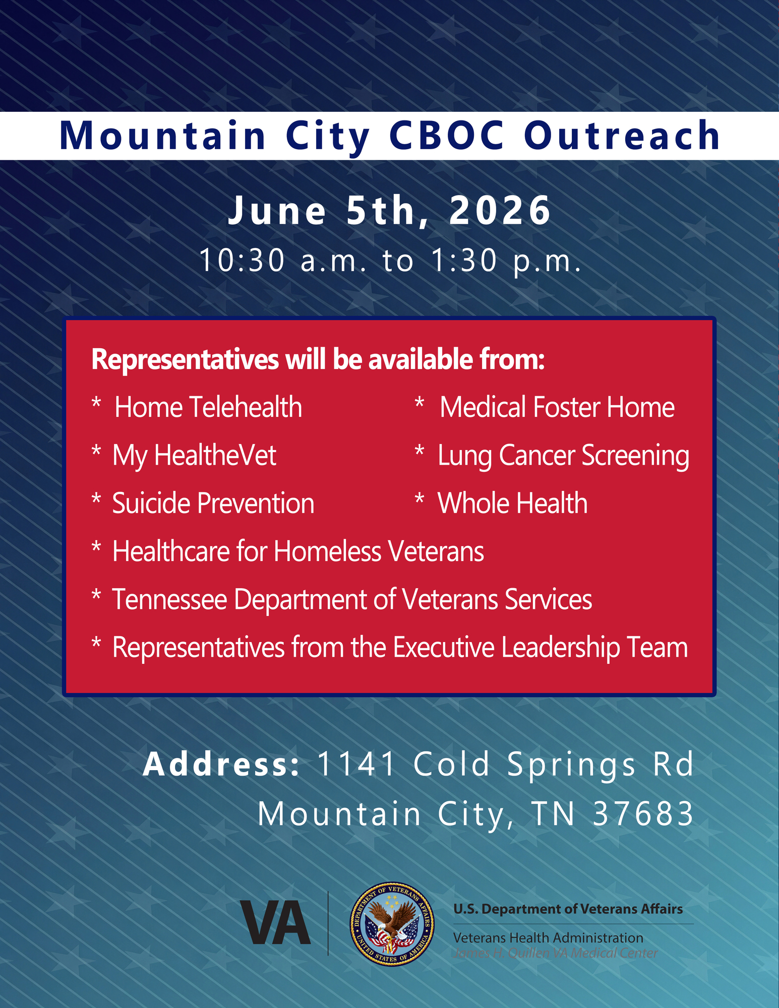 Mountain City CBOC Outreach