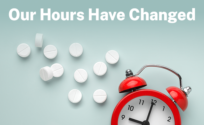 pharmacy hours have changed