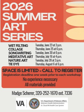 2026 Summer Art Series flyer