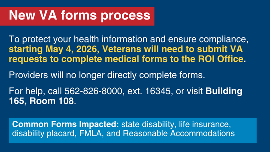 New VA Forms Process