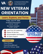 Join VA Providence's New Veteran Orientation and learn about all of the services we have to offer.
