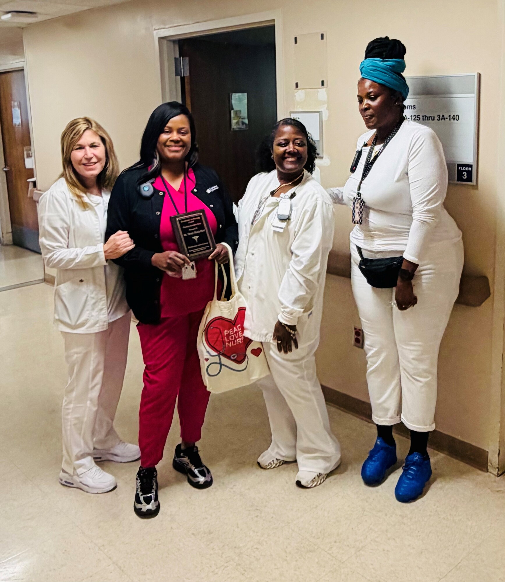 Nursing Assistant Ebony Shackleford is recognized as a CAVHCS nursing excellence honoree.