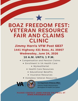 Boaz Resource Fair Flyer