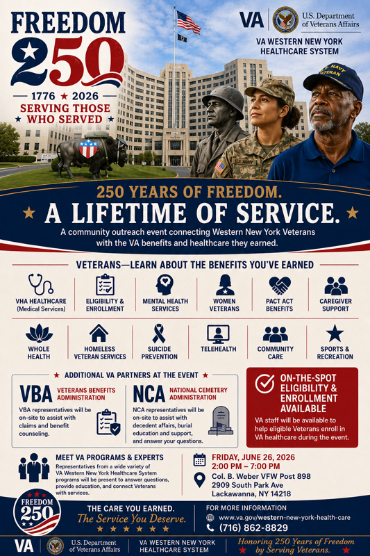 A Personal Invitation to Western New York Veterans