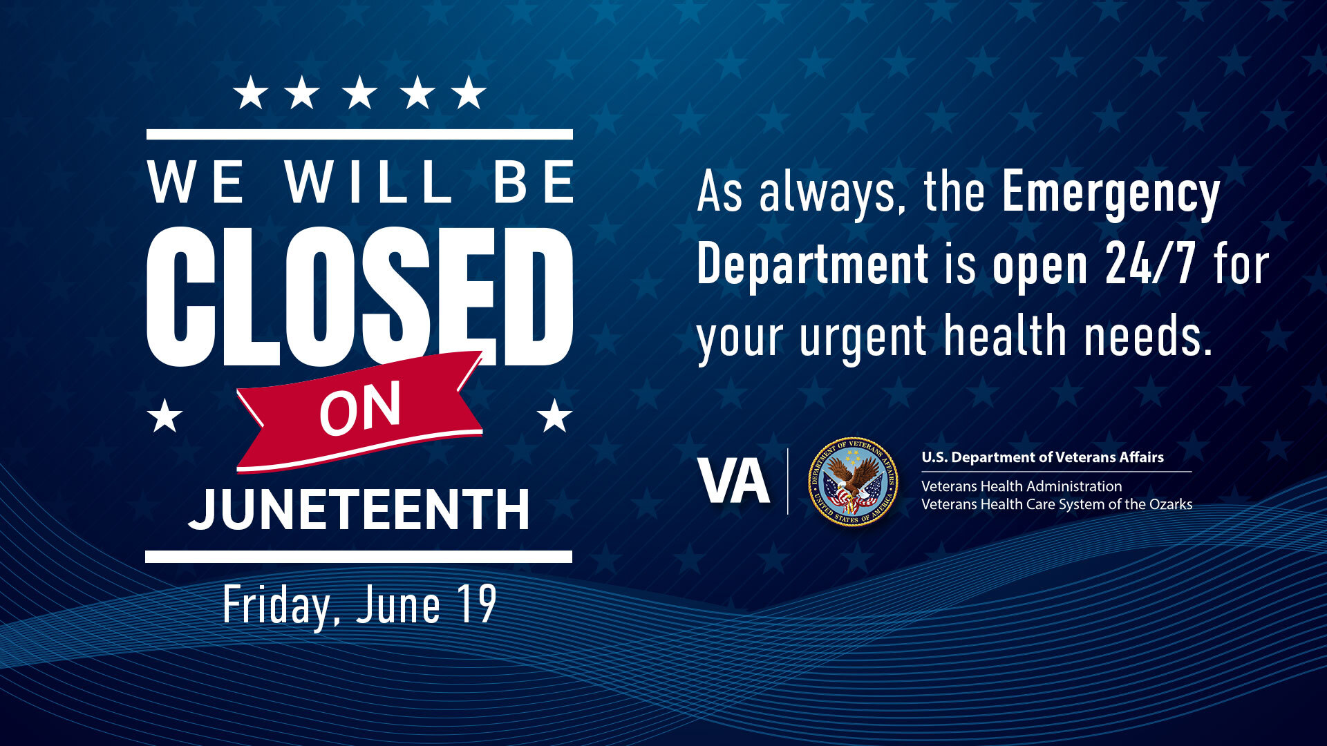 Juneteenth Closure