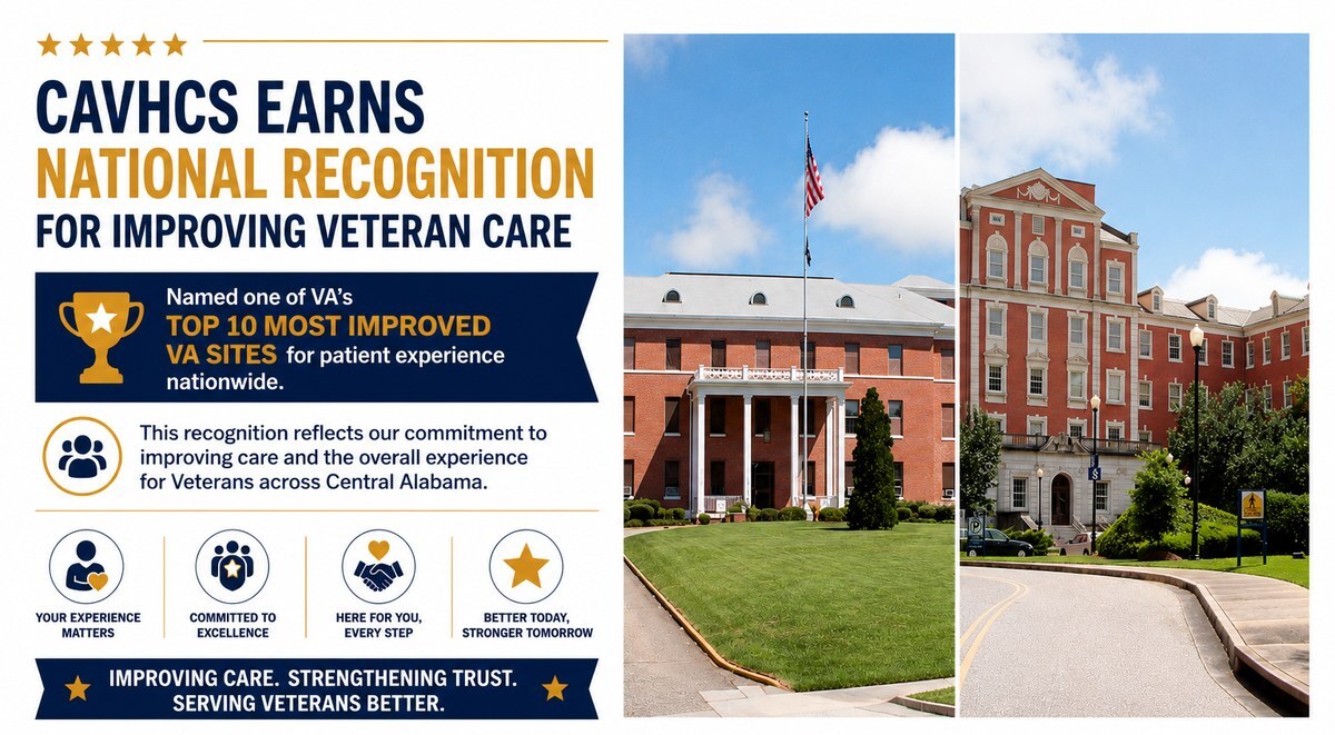 CAVHCS national recognition cover graphic.