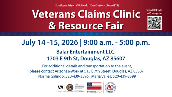 Douglas AZ Claims Event Graphic 