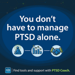 you don't have to manage PTSD alone