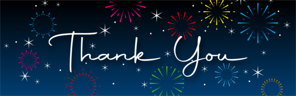 July thank you banner.