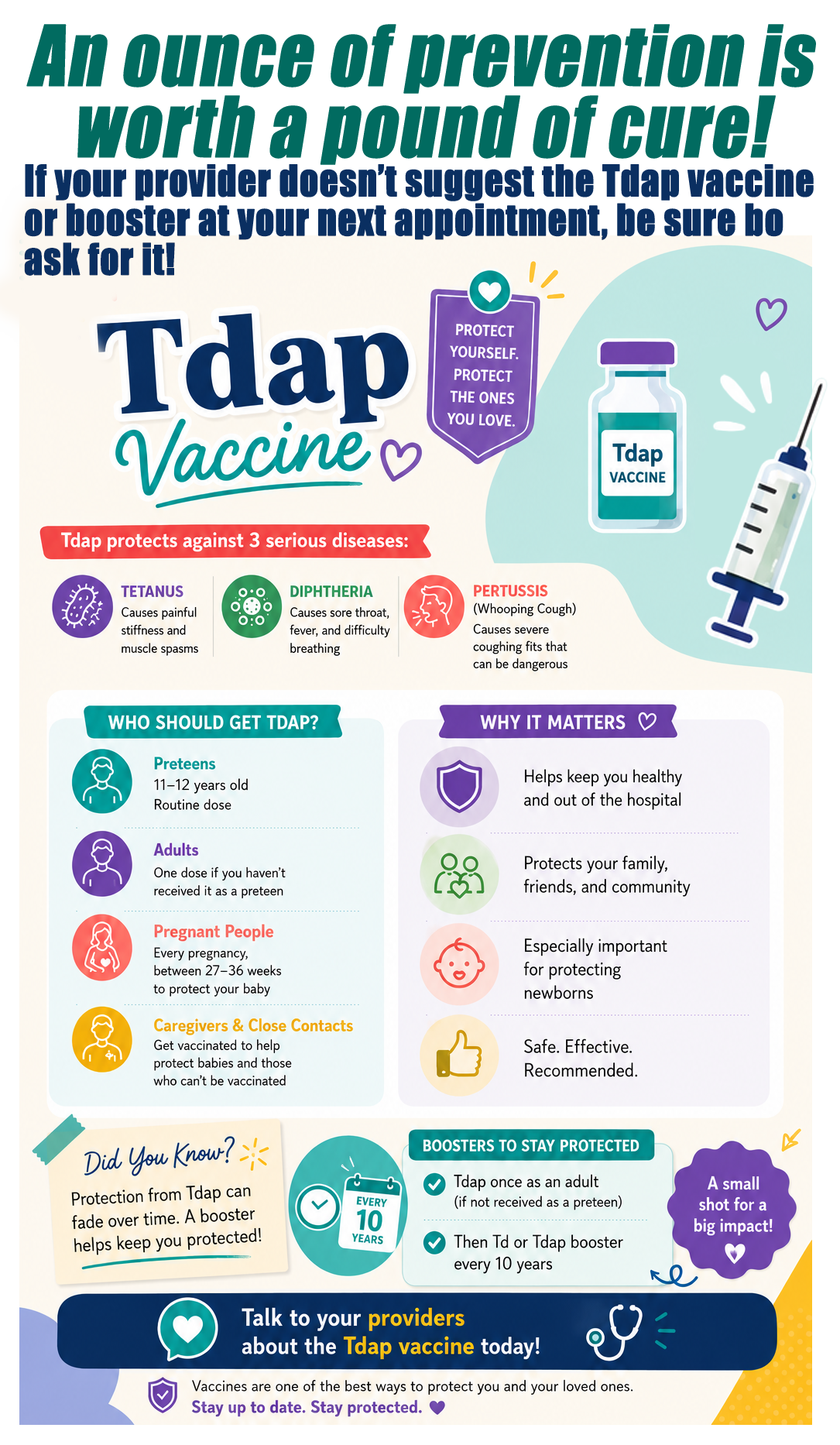 Tdap vaccine