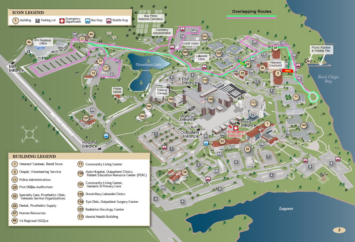 BAY PINES - Campus Cycling Routes on June 28, 2026