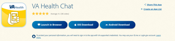 va health chat