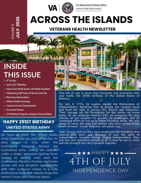 Across The Islands Newsletter Page 1