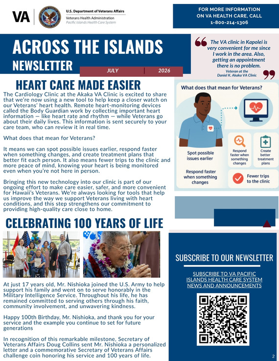 Across the Islands Newsletter Page 2