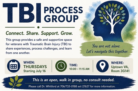 TBI group VA Augusta July 2026