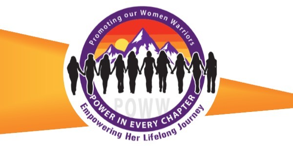 Promoting Our Women Warriors logo