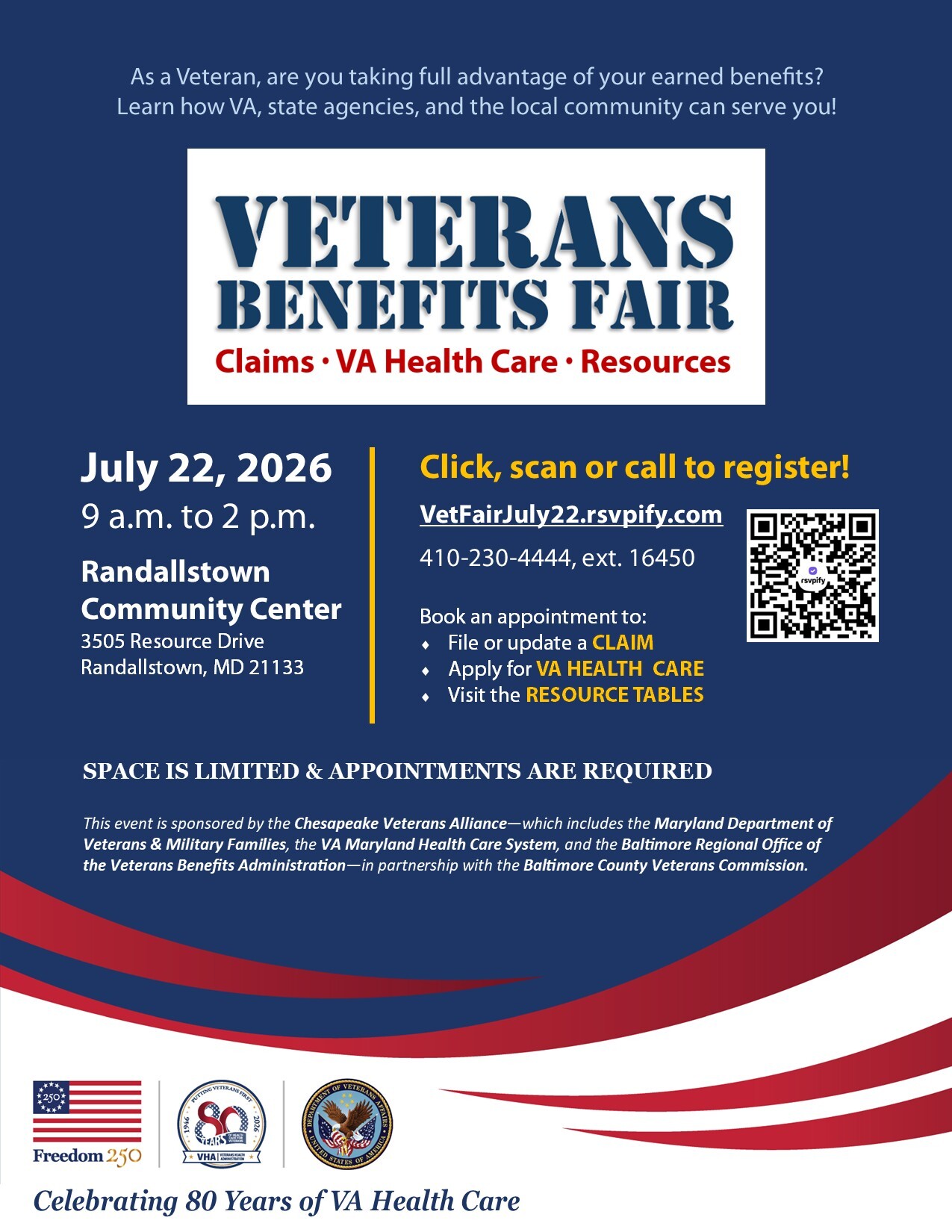 Veterans Benefits Fair July 22, 2026