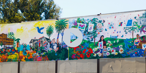 Colorful New Banners Honor Veteran Artists