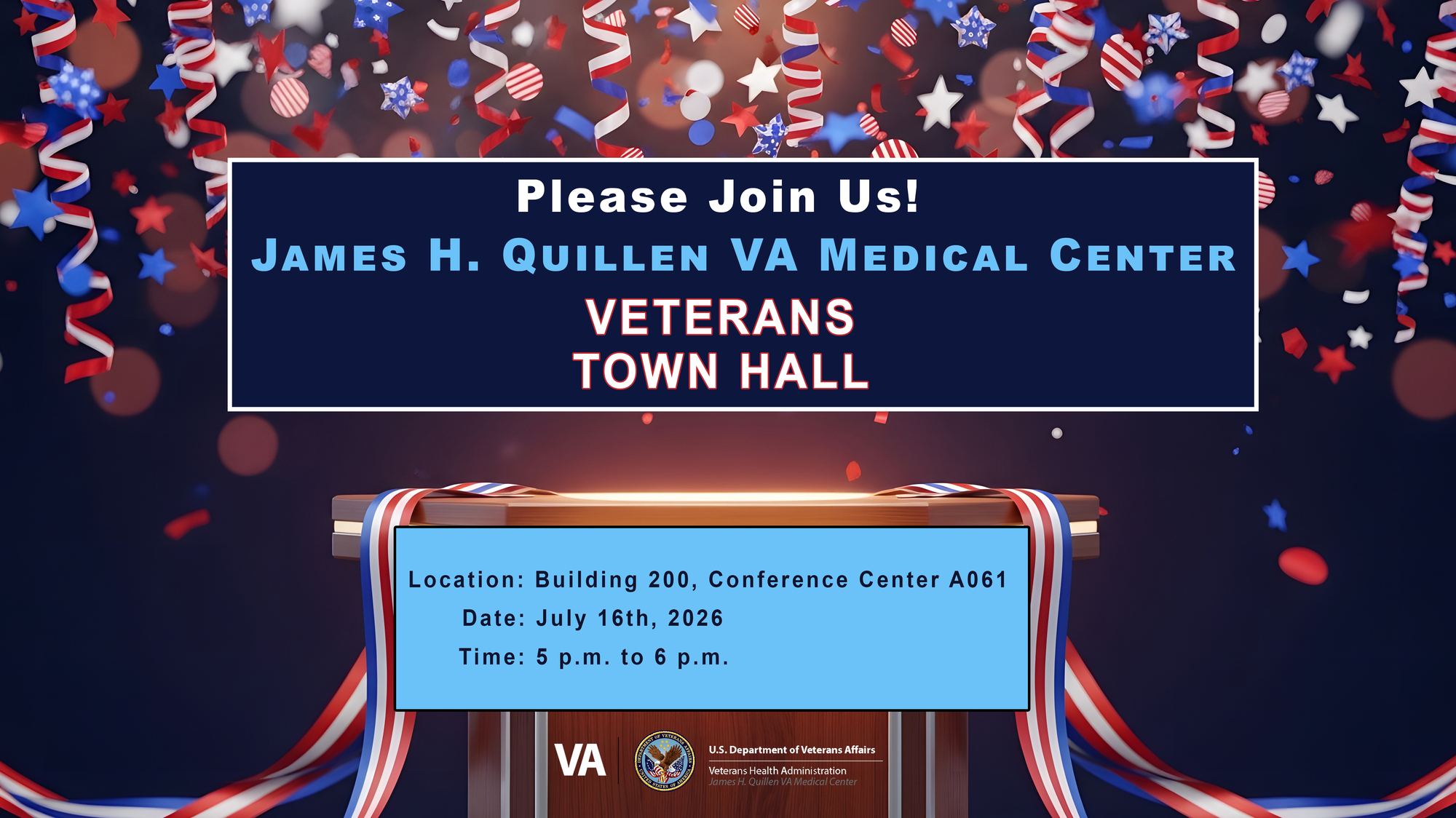 16 July 2026 Townhall