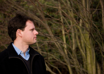 Man looking into distance