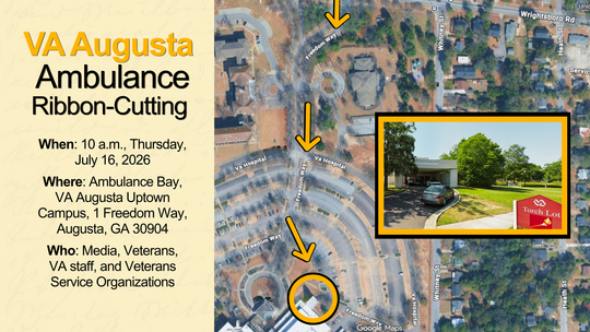 VA Augusta Ambulance Ribbon-Cutting