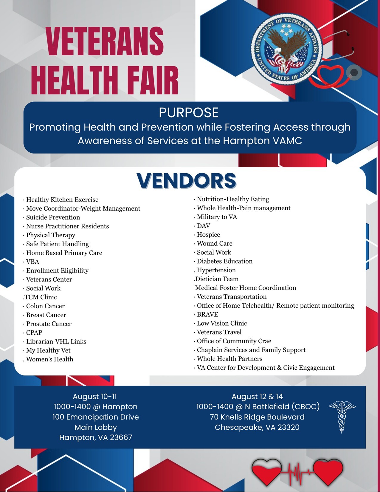 Veteran Health Fair