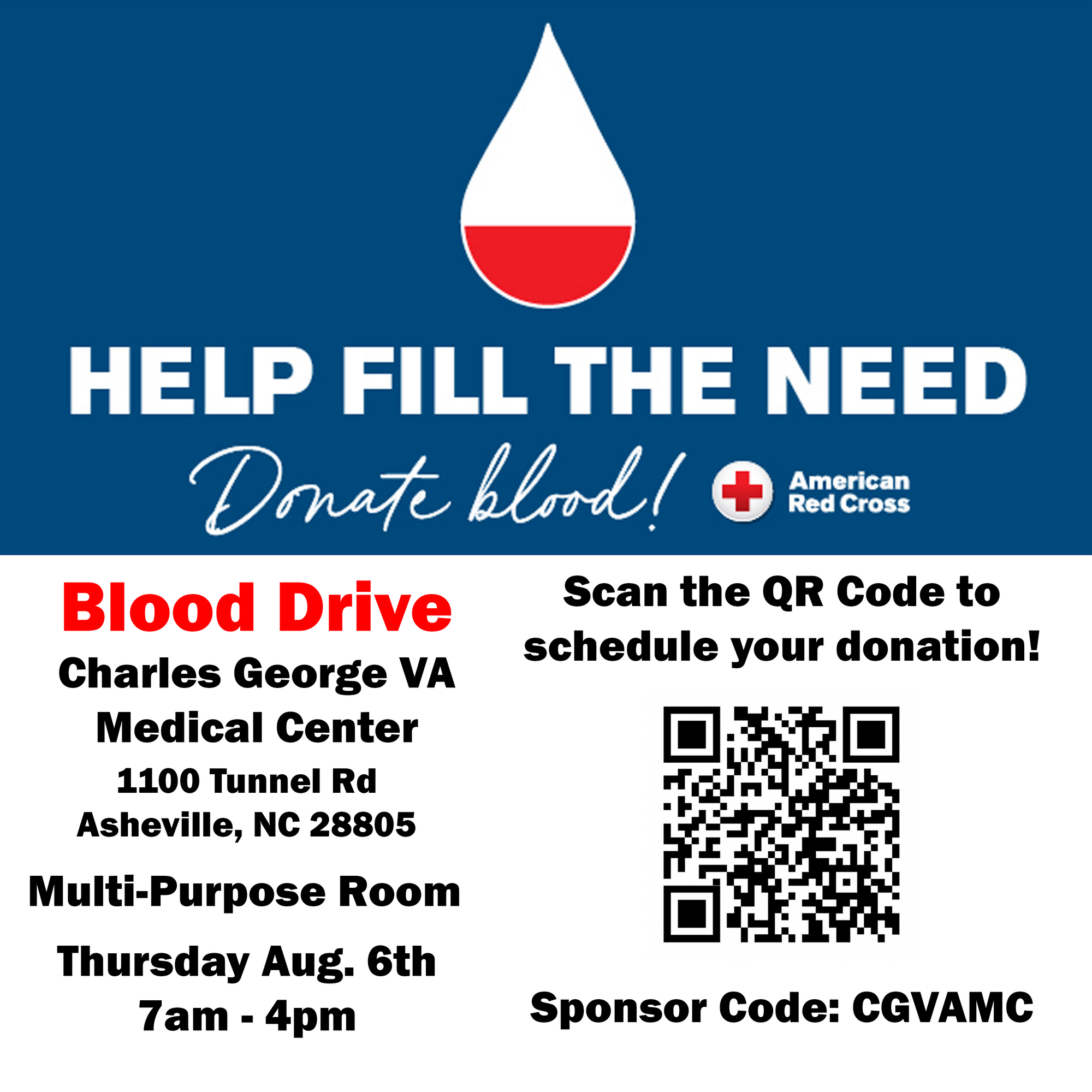 Blood Drive Aug. 6 2026