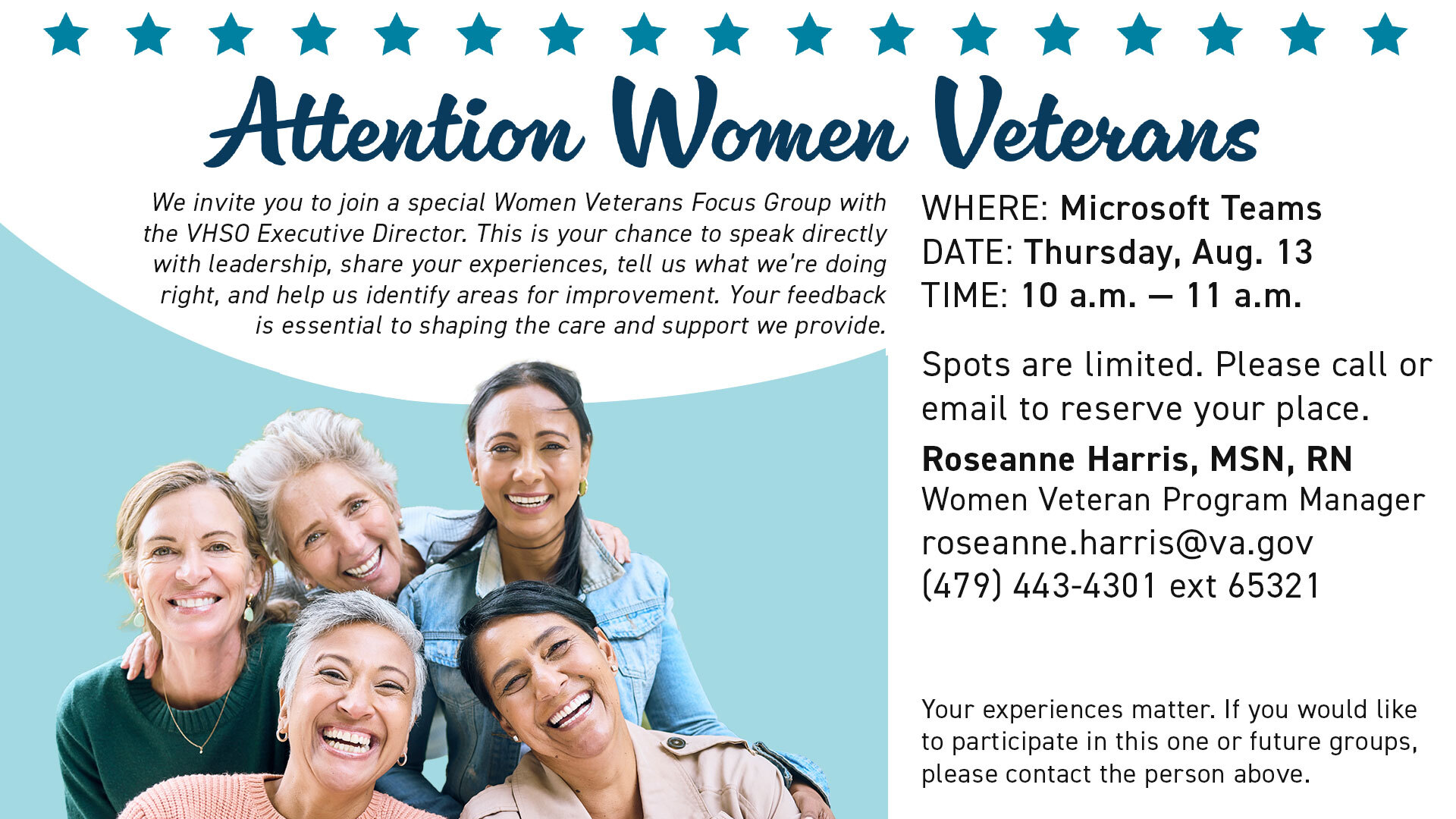 Women Veterans Focus Group