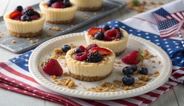 No-bake mini cheesecakes