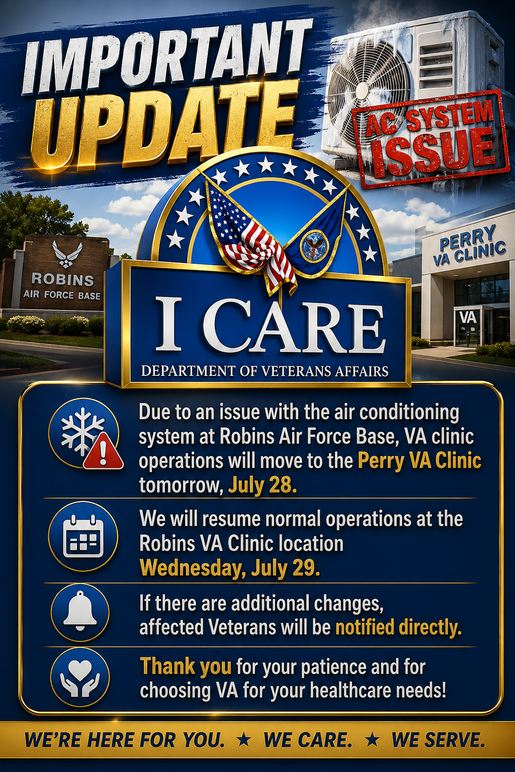 AC Issues at RAFB