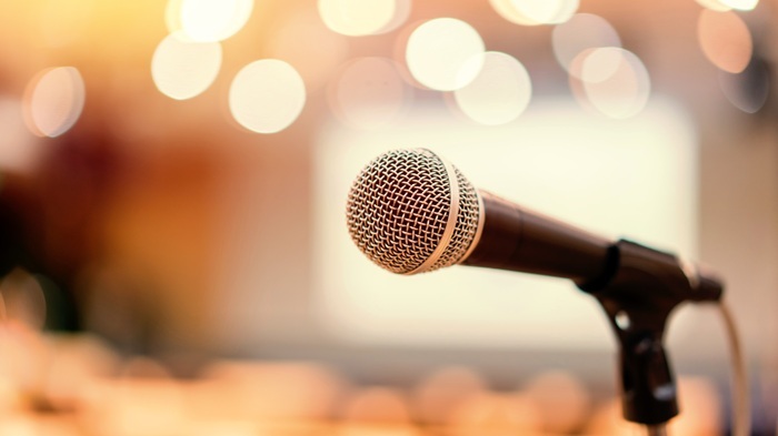 town hall microphone