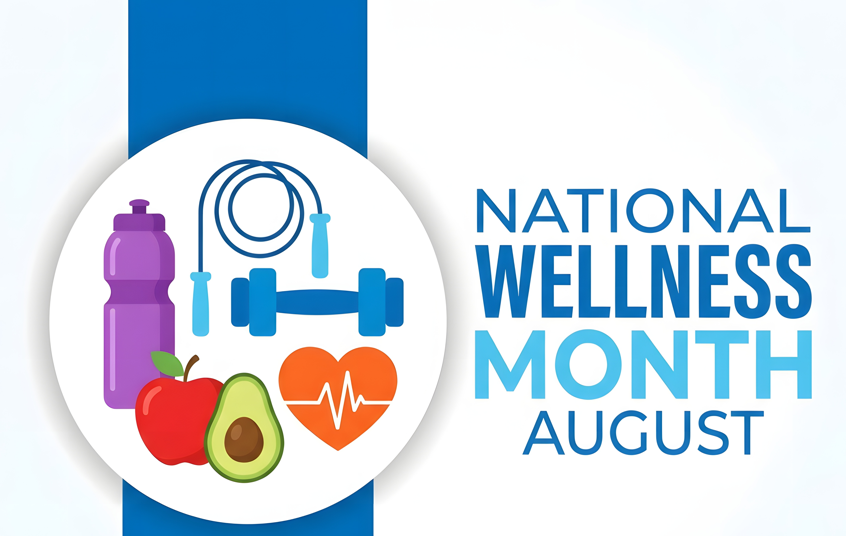 national wellness month graphic