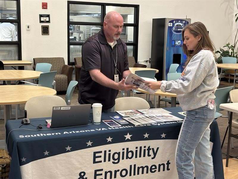 E&E at a veteran resource fair 