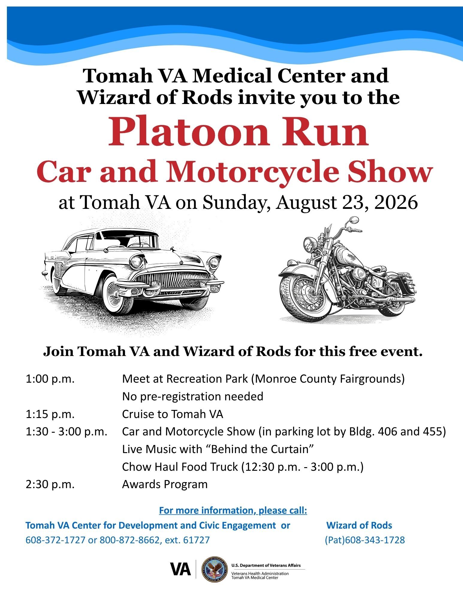 Platoon Run Car and Motorcycle Show