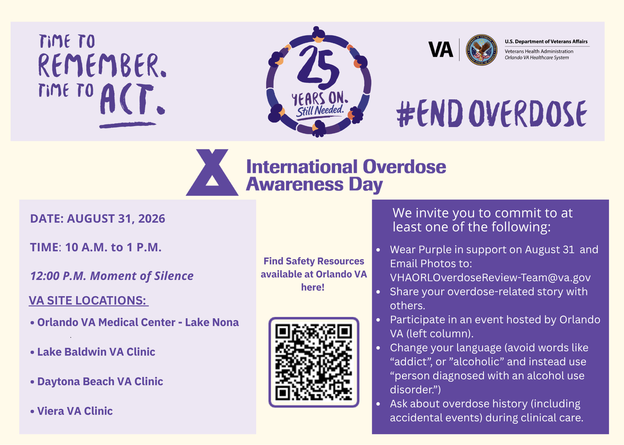 Overdose Awareness Flyer