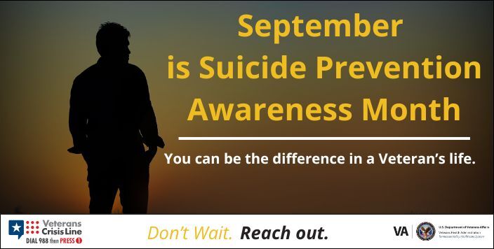 Suicide Prevention Awareness Month graphic