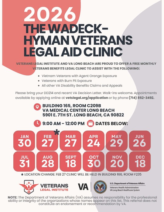 Wadeck-Hyman Veterans Legal Aid Clinic