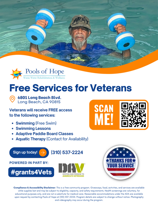 Pools of Hope flyer