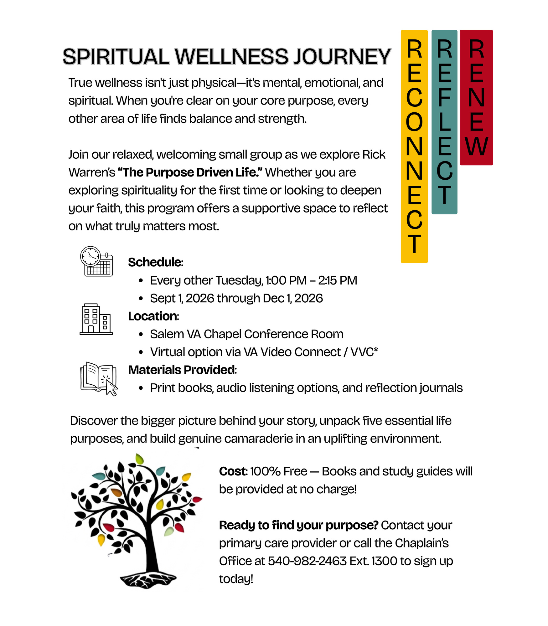 Salem VA Spiritual Wellness Graphic