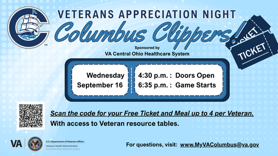 Vet Appreciation with Columbus Clippers